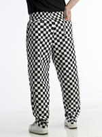 View Item Chefs Trousers Checked Poly Cotton (Black & White)